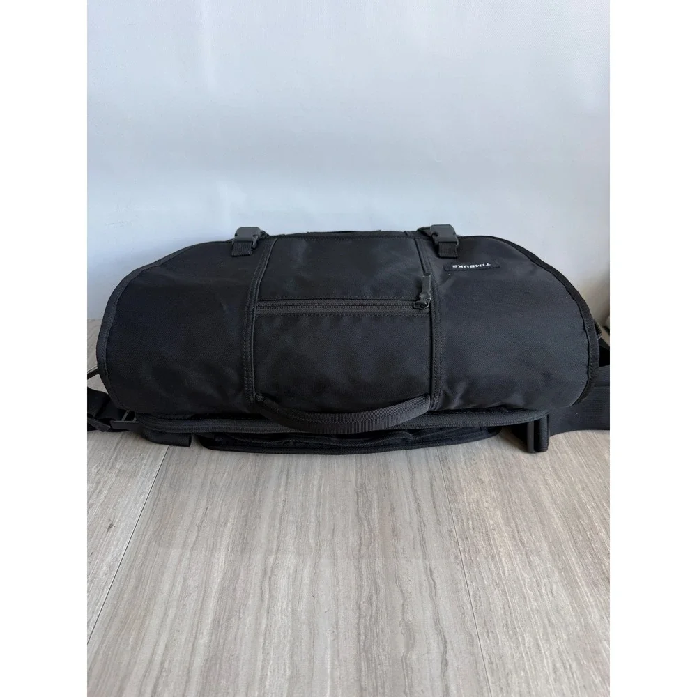 Timbuk2 Messenger Laptop Bag Black Nylon Crossbody Commuter Techwear Workwear
